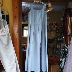 Chic Light Blue Girls Maxi Dress